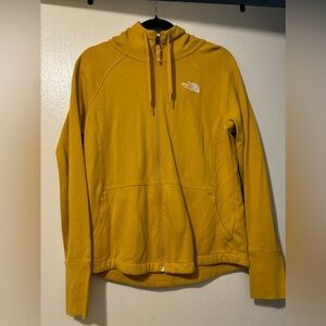 The North Face yellow hoodie 💛 size L